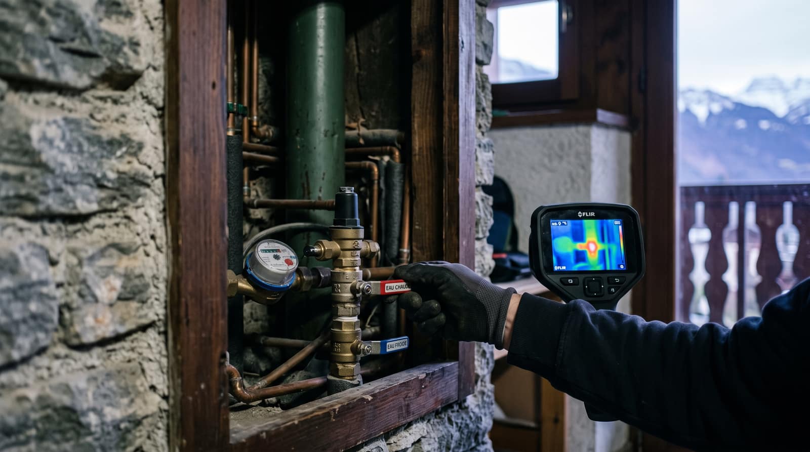 Où chercher le robinet intérieur